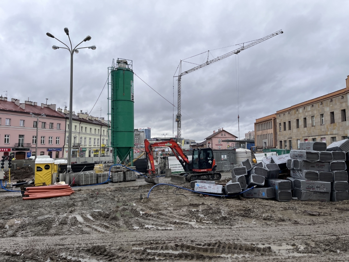 Budowa Rzeszowskiego Centrum Komunikacyjnego [styczeń 2023]